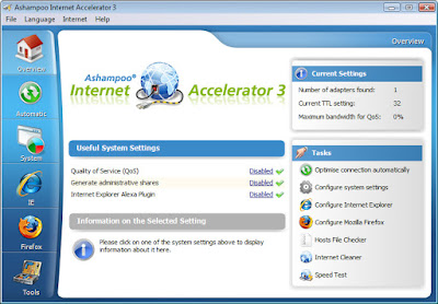 Aplikasi Untuk Mempercepat Koneksi Internet, SpeedConnect Internet Accelerator , AShampoo Web Accelerator , Google Web Accelerator , NETScream