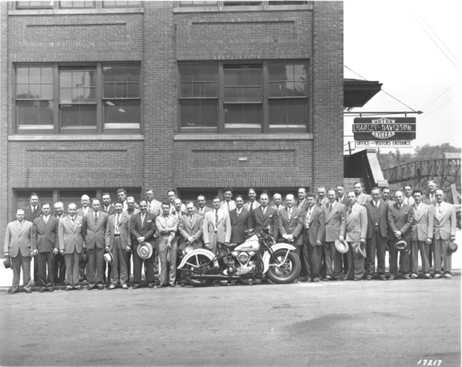 A Look Inside the HarleyDavidson Factory of Yesteryear Riding Vintage