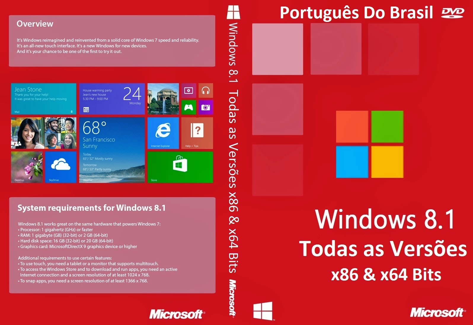 [DOWNLOAD]Baixar Windows 8.1 x86 e x64 Bits Todas as Versões Português-BR DVD Full ISO Download - MEGA Windows+8.1+Todas+as+Versões+x86+e+x64+Bits+DVD+Capa