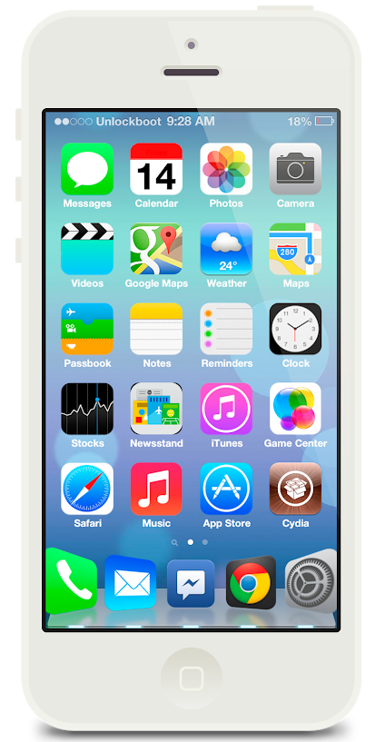 transformar iOS 6 a 7 IOS con un tema