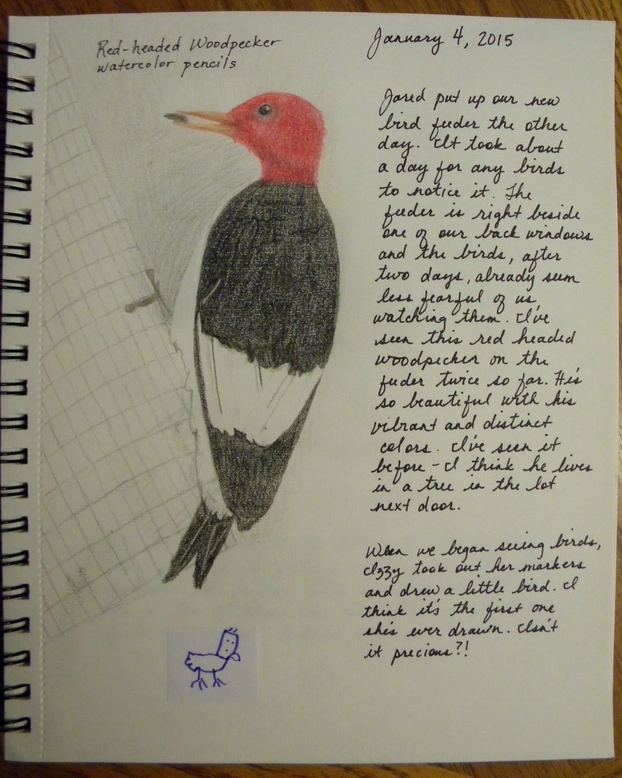 Wilhites Living Life First nature journal entry