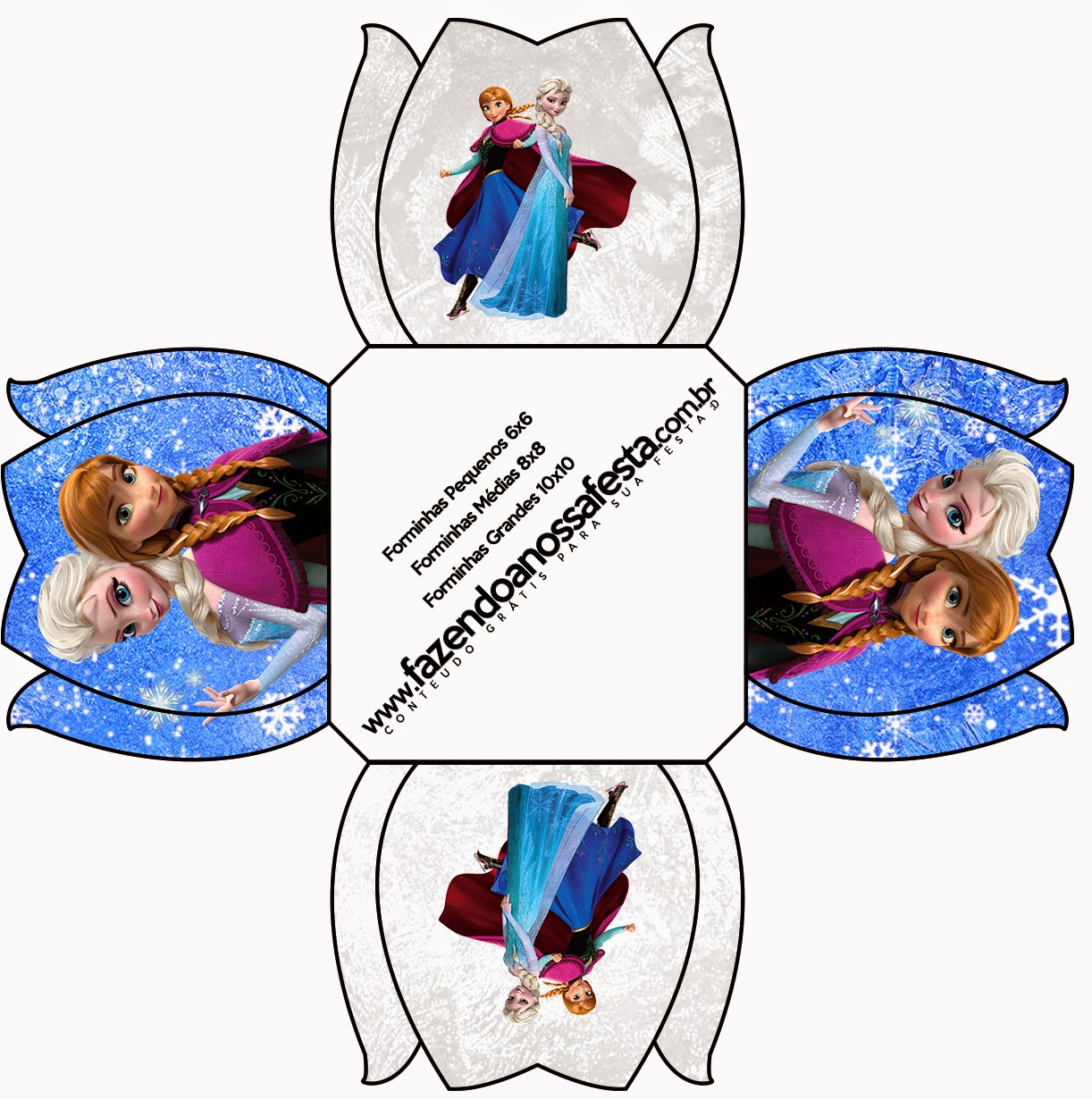 Frozen Nevando: Cajas para Imprimir Gratis Cajas de Frozen para imprimir gratis.