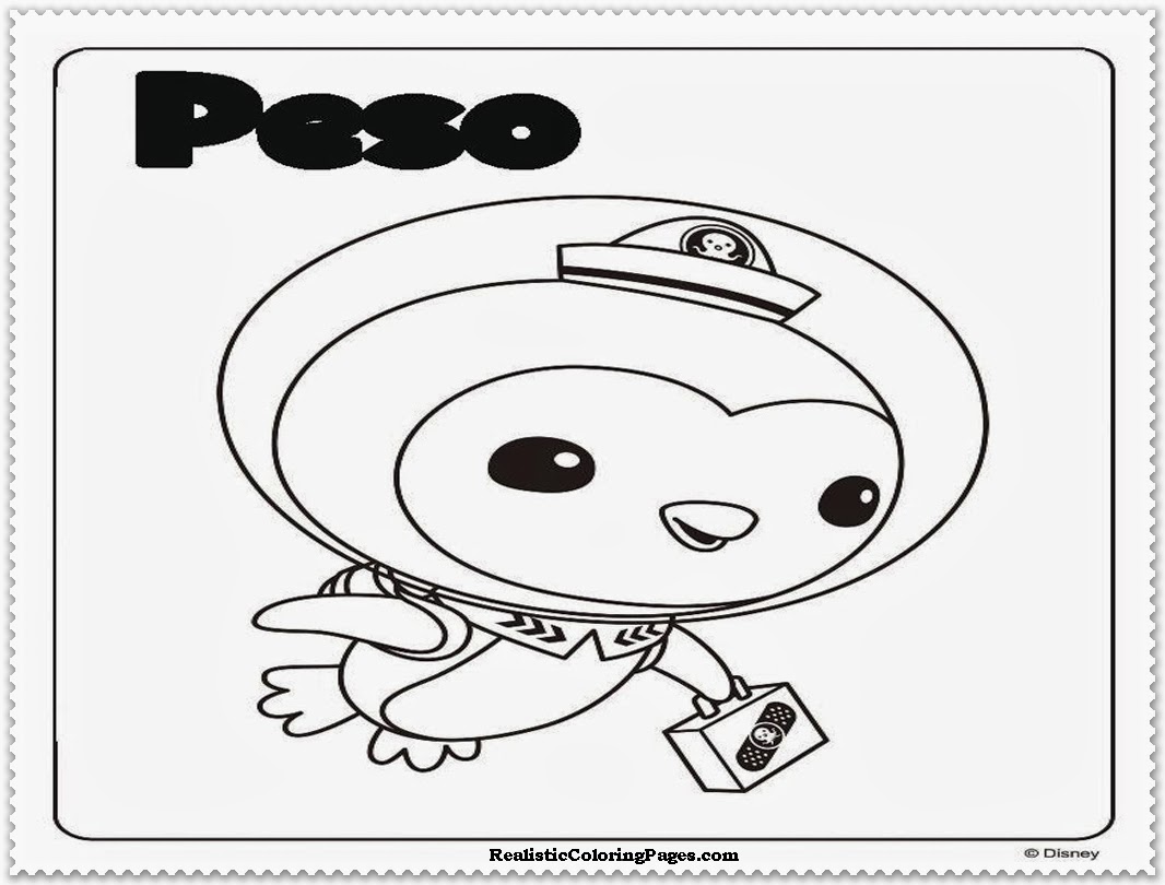 octonauts coloring pages of creatures - photo #31