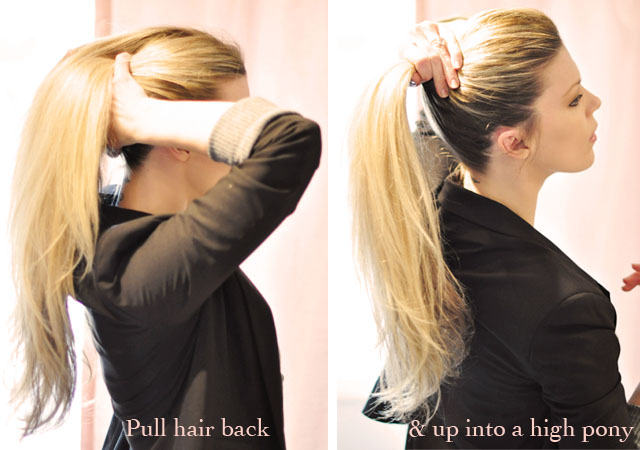 faux fringe hair tutorial, get the look of bangs without cutting your hair