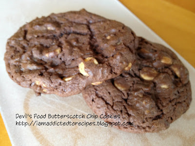 Addicted to Recipes: Devil's Food Butterscotch Chip Cookies