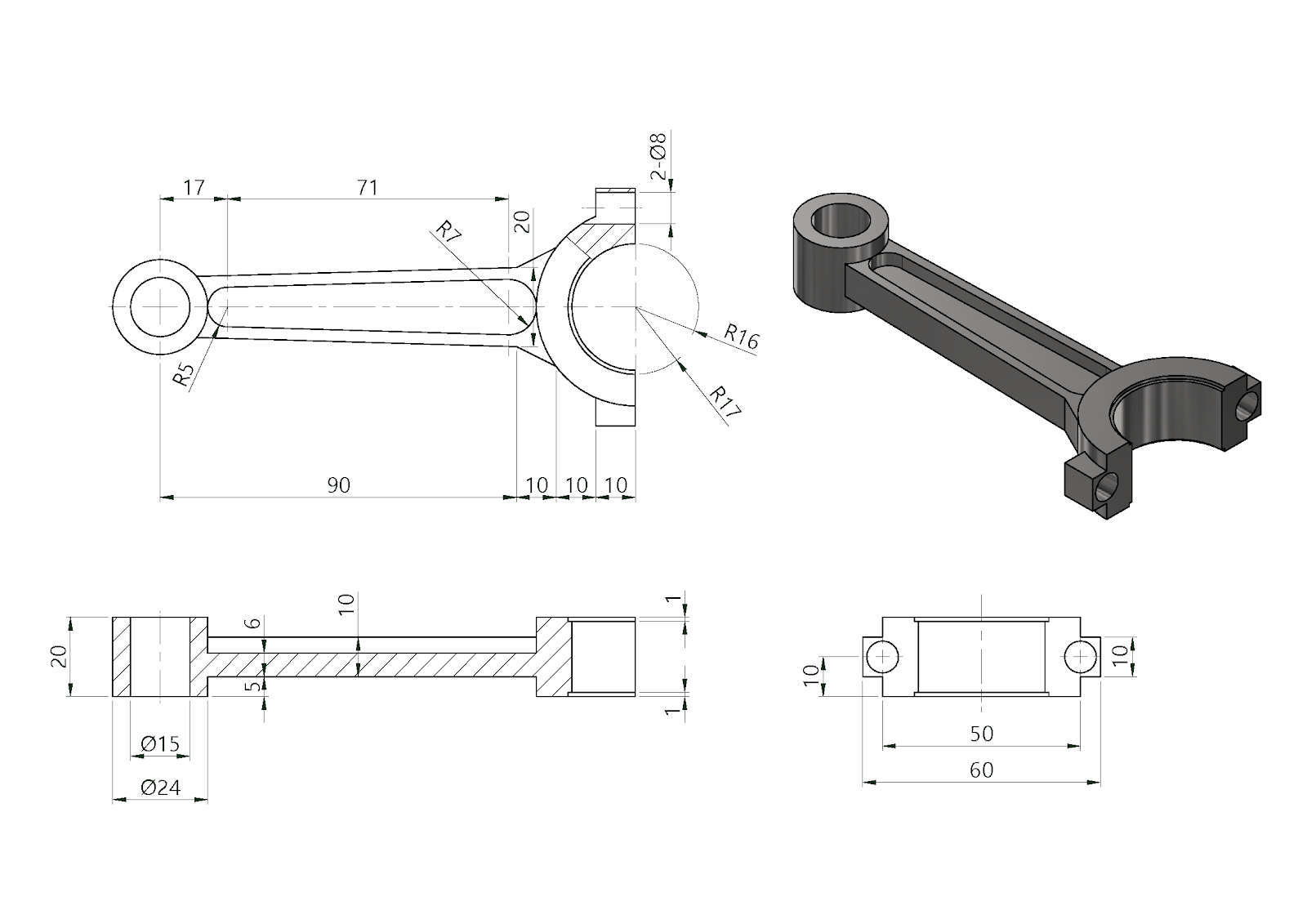 Inventor Basic Tutorial for Beginners Exercises 1