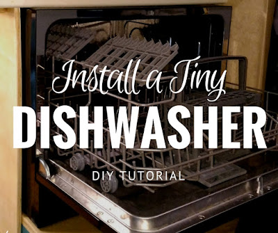 Install a real dishwasher in your tiny house or camper