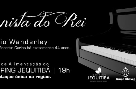 Pianista do Rei Roberto Carlos no Shopping Jequitibá
