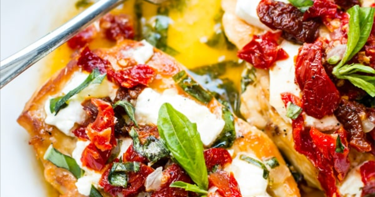 SunDried Tomato & Goat Cheese Chicken Floats CO