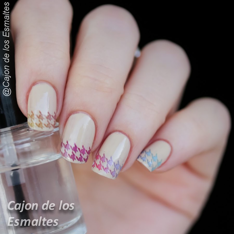 Uñas - Francesita multicolor