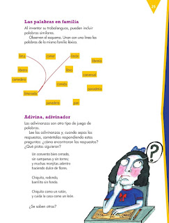 Apoyo Primaria Español 4to grado Bloque 1 lección 2 Escribir trabalenguas y juegos de palabras para su publicación 