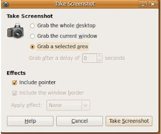 Take a Screenshot on Linux KDE step 2