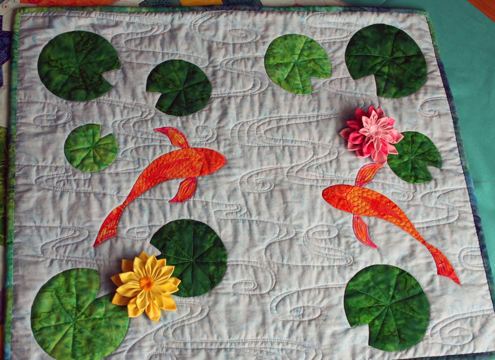Happy Days Quilting Pond quilt