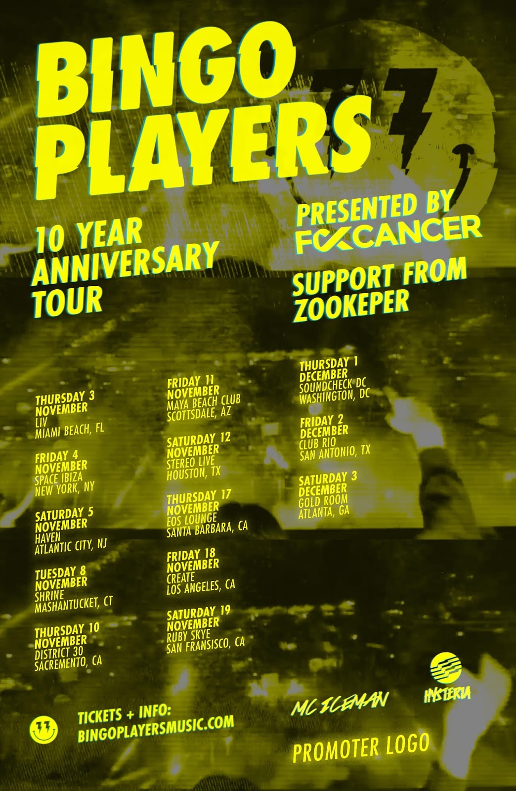Bingo Players Announces 10 Year Anniversary Tour