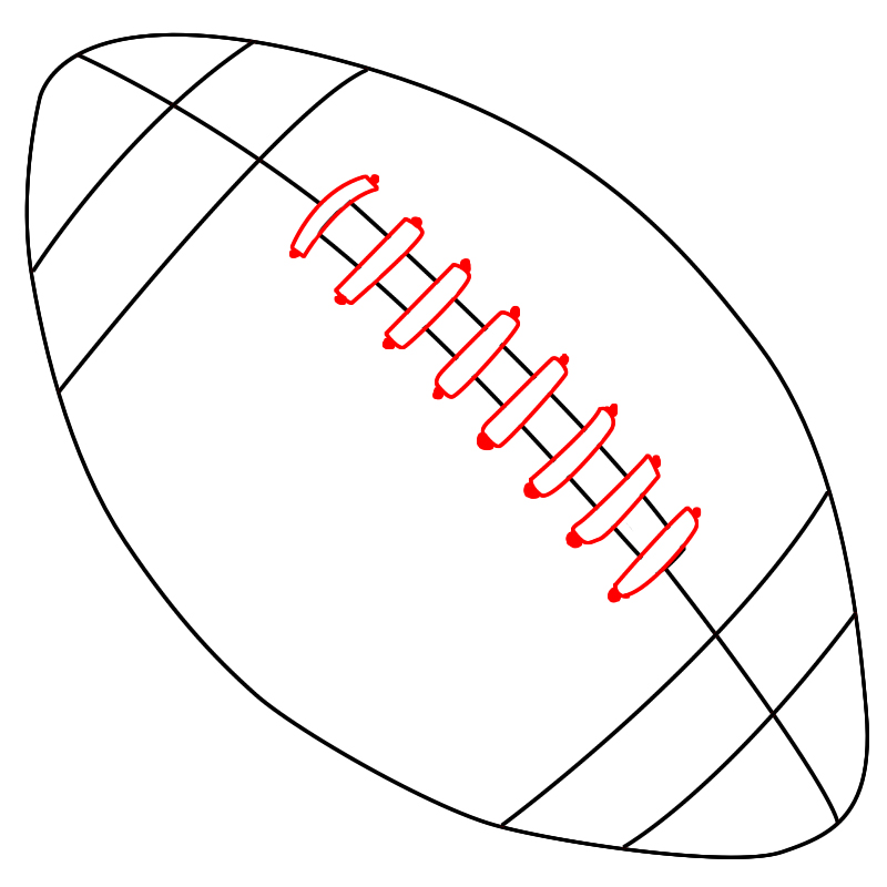 How To Draw A Football Draw Central