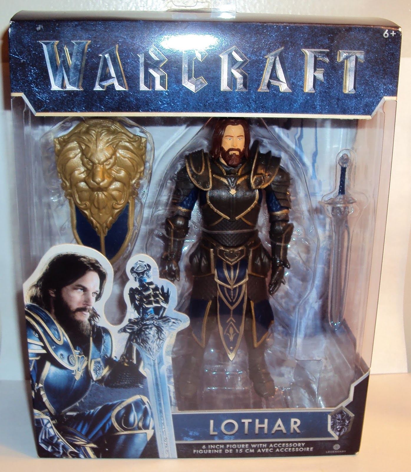Jakks Warcraft Movie 6 Inch 15 Cm Action Figure Lothar Boxed for sale online 