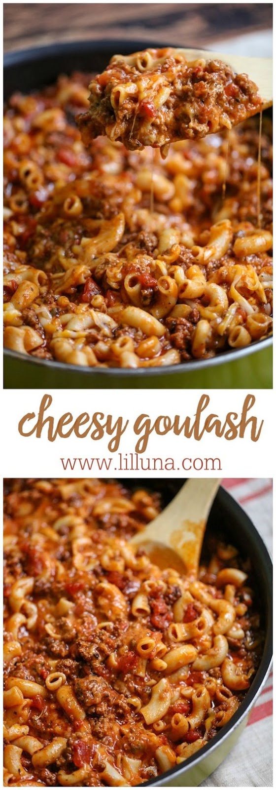 Cheesy Beef Goulash GIRLS DISH
