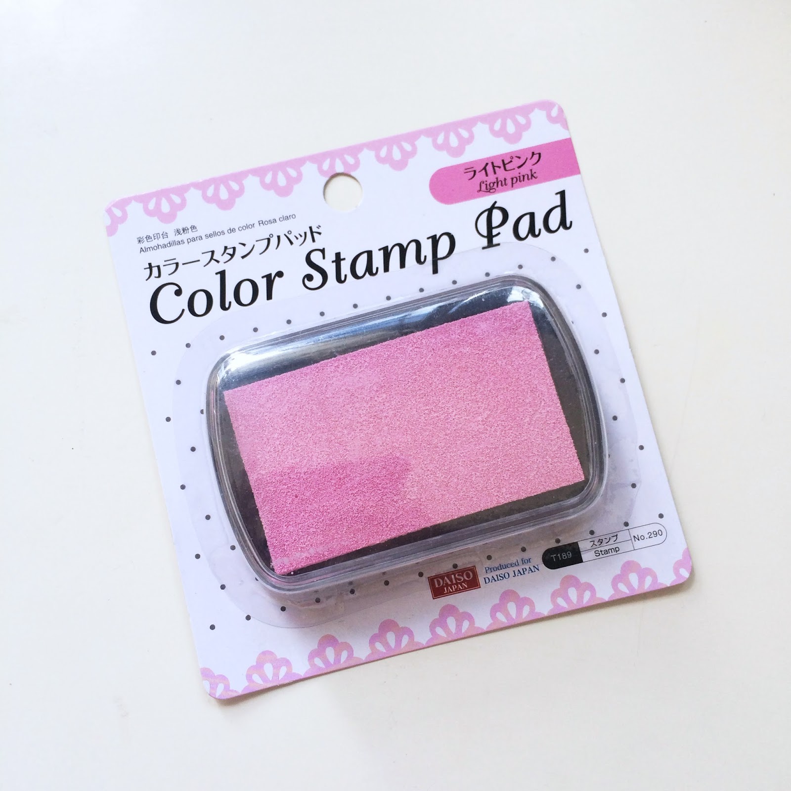 Baisimu Handmade and customized in Singapore Color Stamp Pad from Daiso