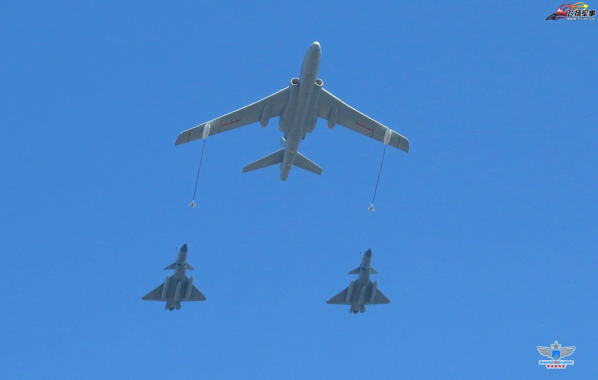 Asian Defence News: PLAAF HU-6 and J-10B