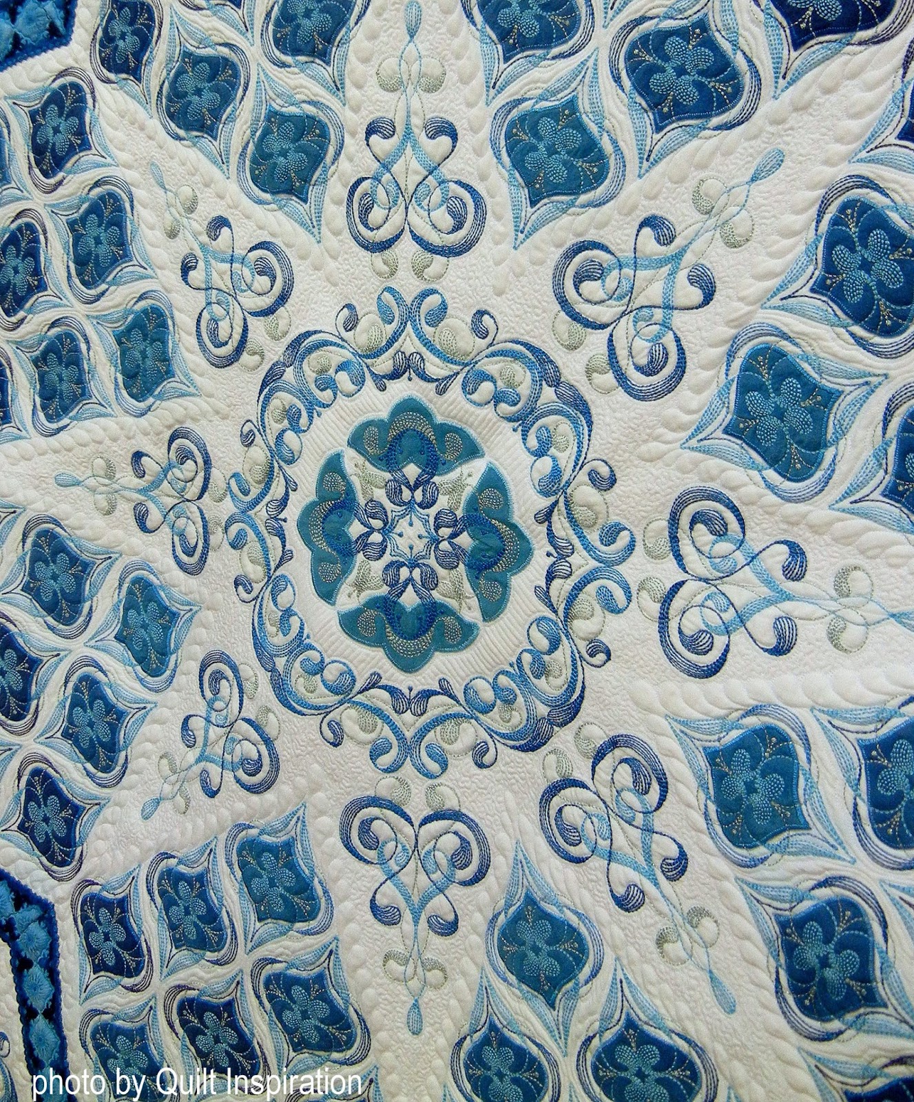 Quilt Inspiration Two Color Quilts Blue and White