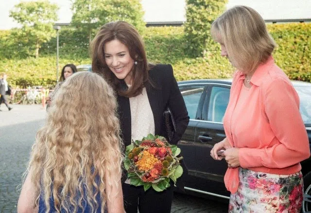 Crown Princess Mary opens the international conference "Child in the City" at the University of Southern Denmark. She is accompanied by her lady-in-waiting, Tanja Elise Kjaersgaard Doky in Odense
