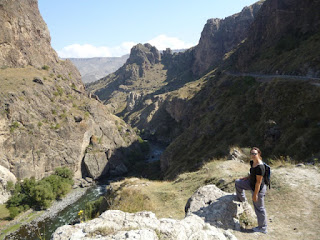 Vistas del profundo valle