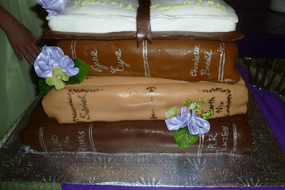 Book Cake Wedding Theme Sabriel Lord of the Rings Jane Eyre
