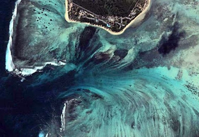 "Cachoeira Submersa" das Ilhas Maurício 