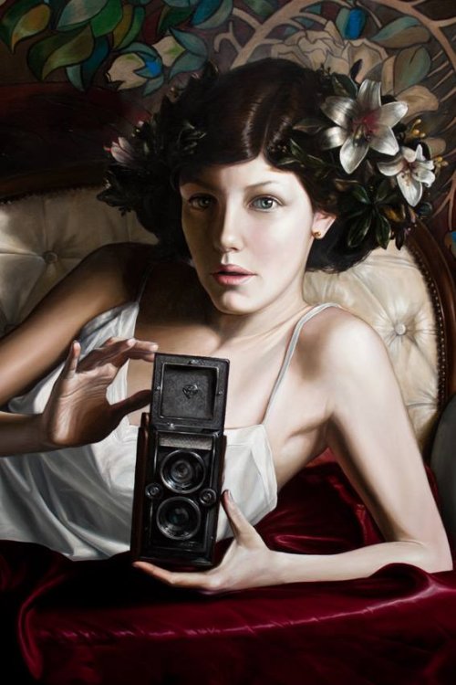 Ricardo Celma pinturas realistas estilo renascentista mulheres arte