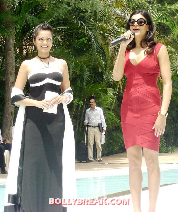 Sheena Chohan, Sushmita Sen - I AM She, Miss Universe India 2012 curtain raiser