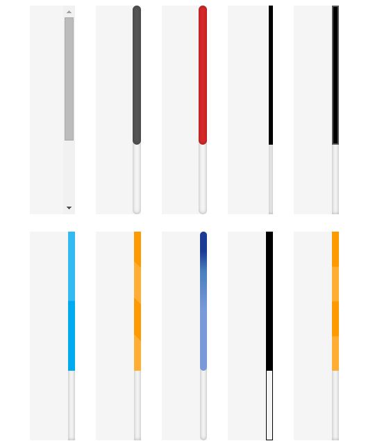 CSS tricks to horizontal and vertical scroll bar for Blog Div