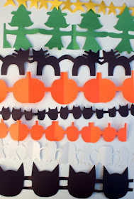 Fun Halloween Paper Cut Chains Kids Craft