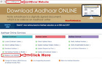 how to download lost aadhar card online