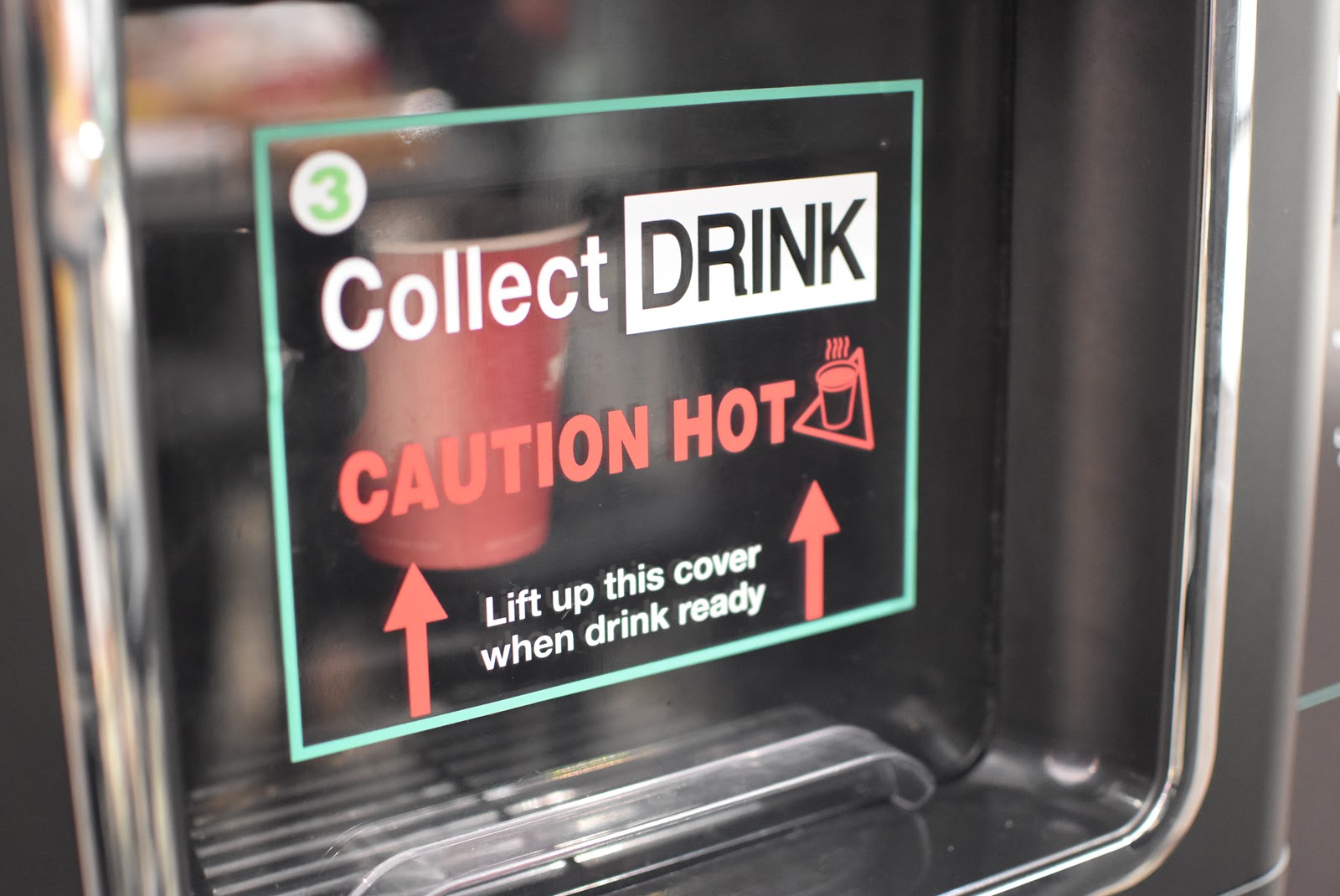 Betty's Journey vBarista New Cashless Coffee Vending Machine In Malaysia