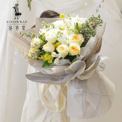 Kertas Buket Bunga / Flower Bouquet Wrapping Paper (Seri HX-027 / HX Kipas)