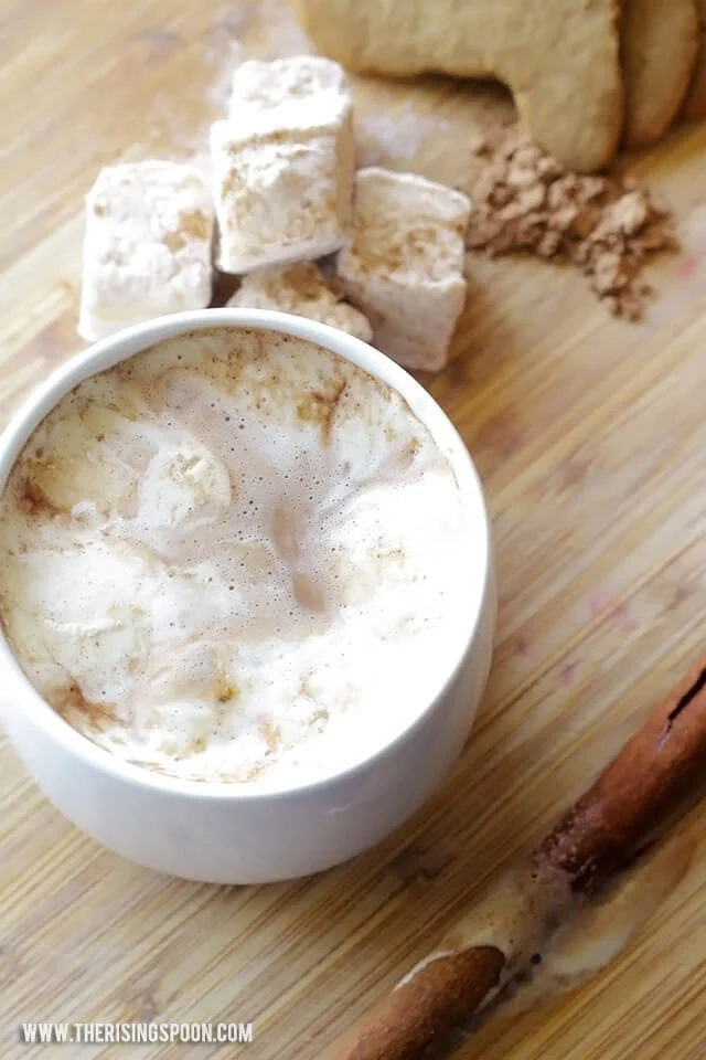 Winter Drink Recipe: Homemade Hot Cocoa with Cacao Powder by The Rising Spoon
