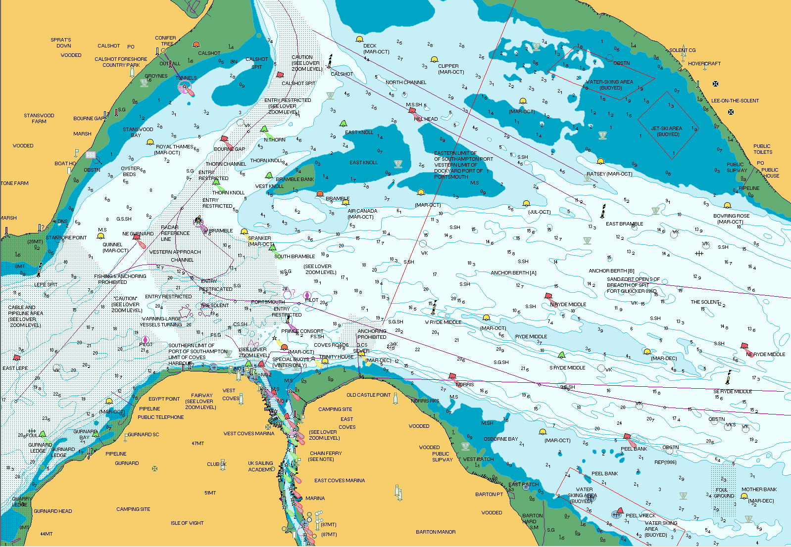 CIVIL SERVICES: Nautical chart