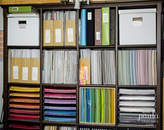 Scrapbooking: Horizontal 12x12 Paper Storage Solutions - Kat's
