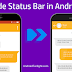 Hiding Status Bar and Make an Activity Full Screen in Android