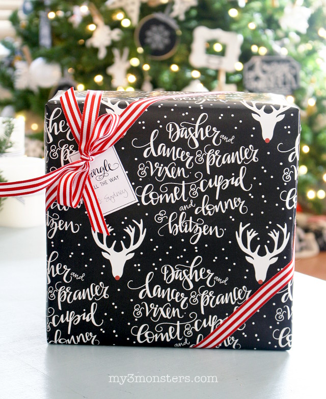 My 3 Monsters: Printable Wrapping Paper Sheets and Tags for Printable Gift Wrapping Paper Free