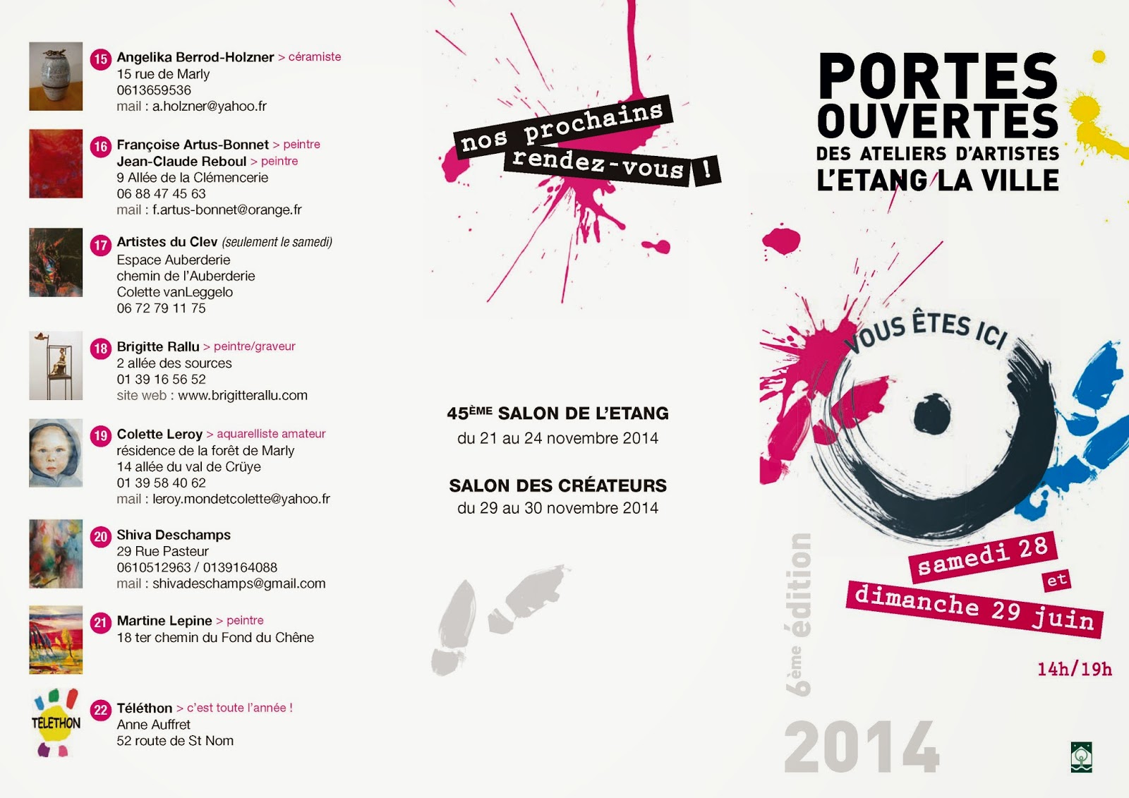 art27 ATELIERS PORTES OUVERTES DE L'ETANG LA VILLE