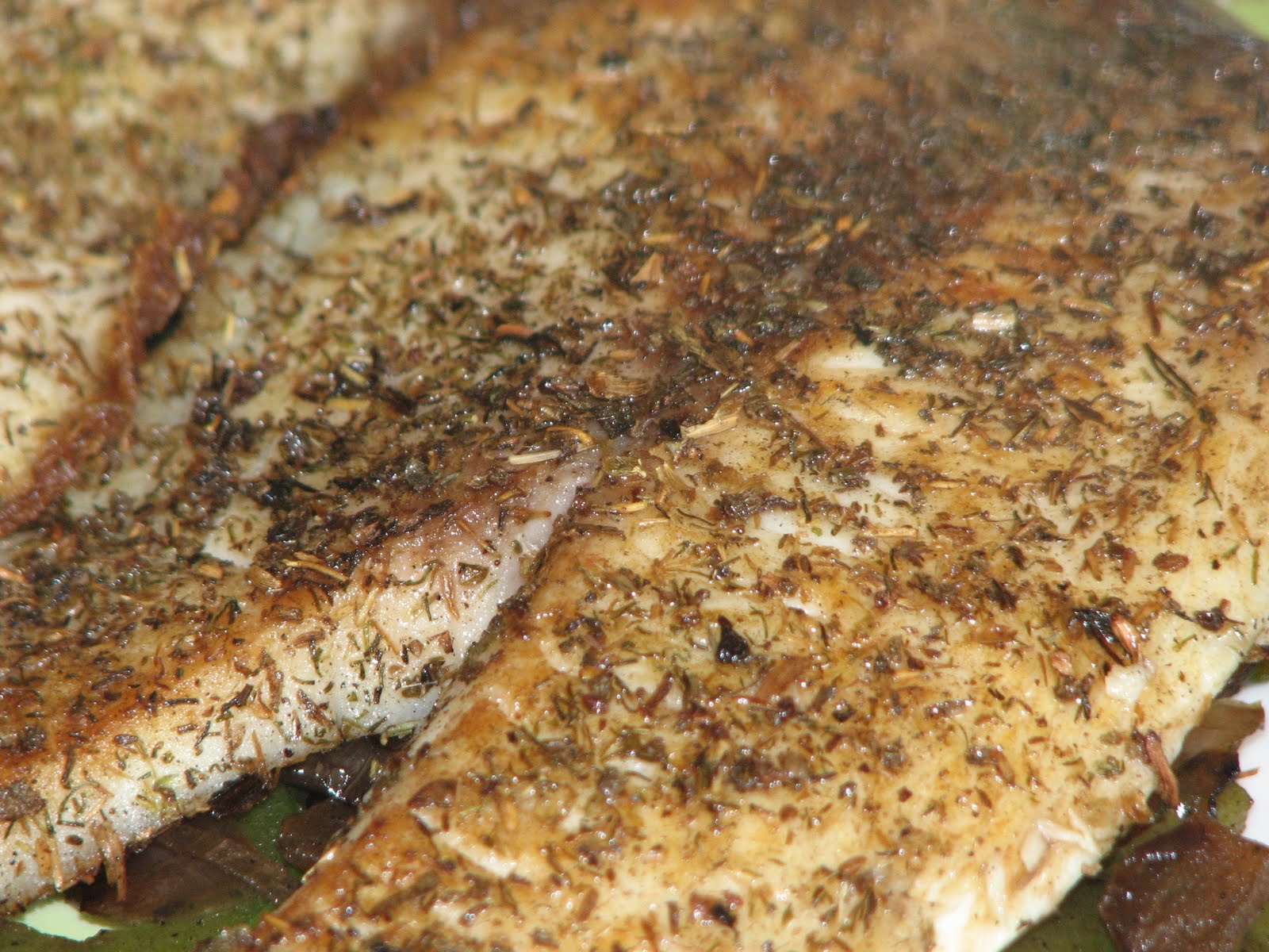 Ranji's Kitchen Corner HERB CRUSTED FISH