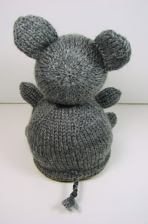 hand knit toy reversible lion elephant
