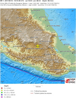 Cutremur major cu magnitudinea de 7,1 grade in Mexic
