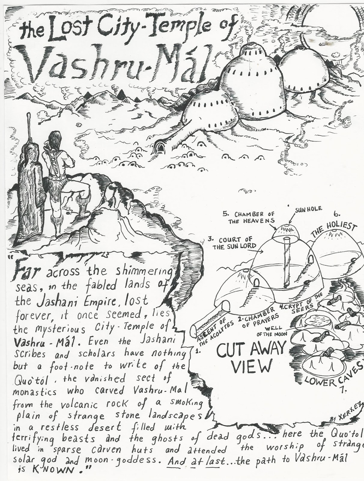 The Forbidden Mazes of the Jennerak "The Lost CityTemple of Vashru