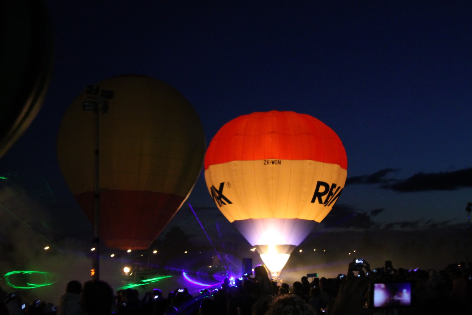 Tauranga Spotter Night Hot air Balloons at Tauranga