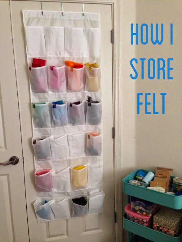 Storing felt sheets Splitcoaststampers