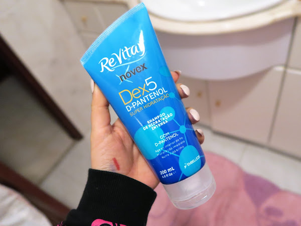 Recebidos - Shampoo e Máscara Dex 5 D-Pantenol