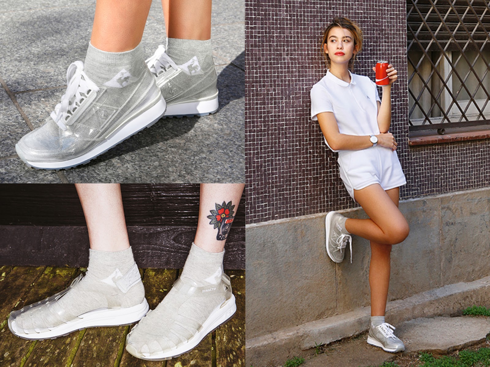 le coq sportif zapatillas transparentes