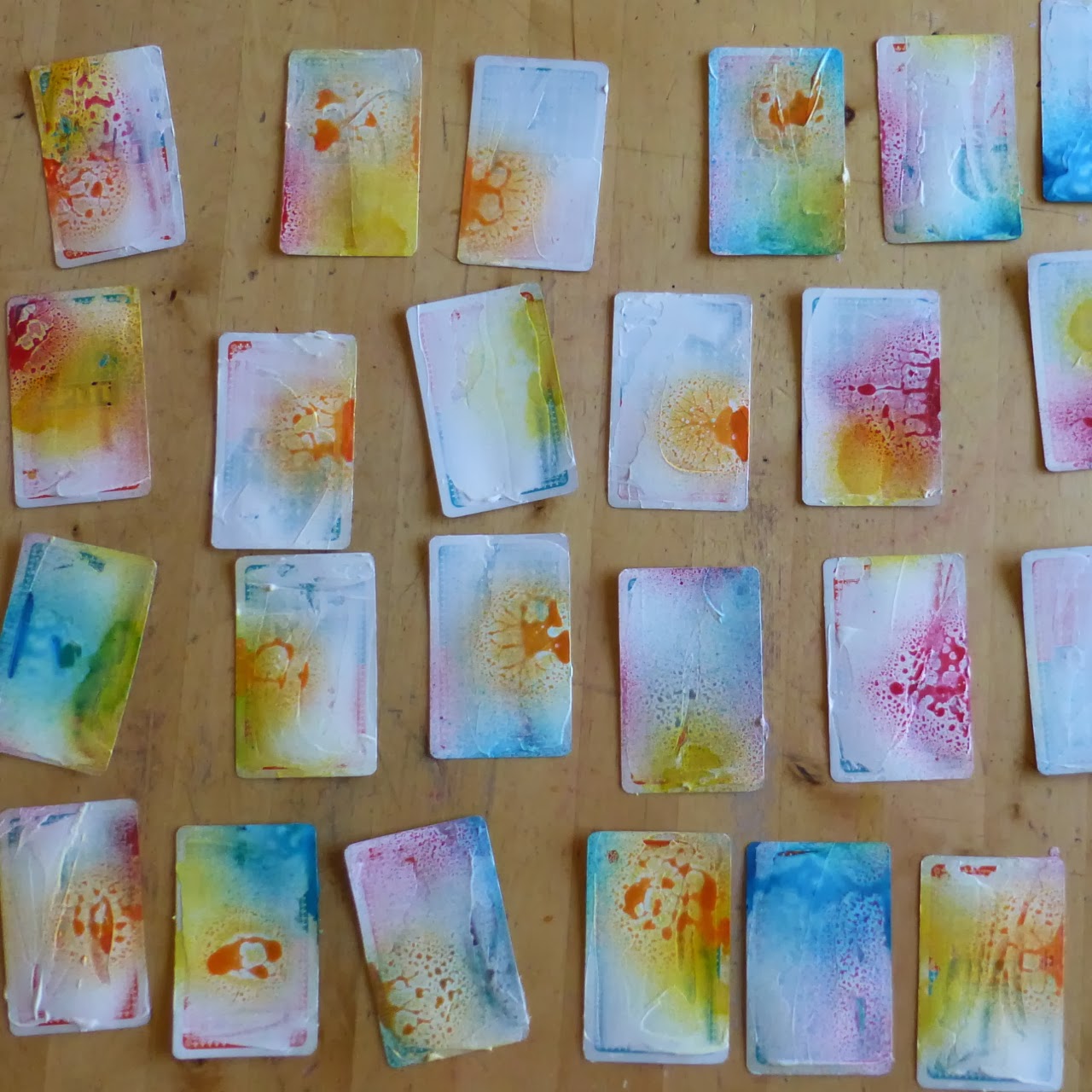 Made by Nicole Recycled Playing Cards Mixed Media